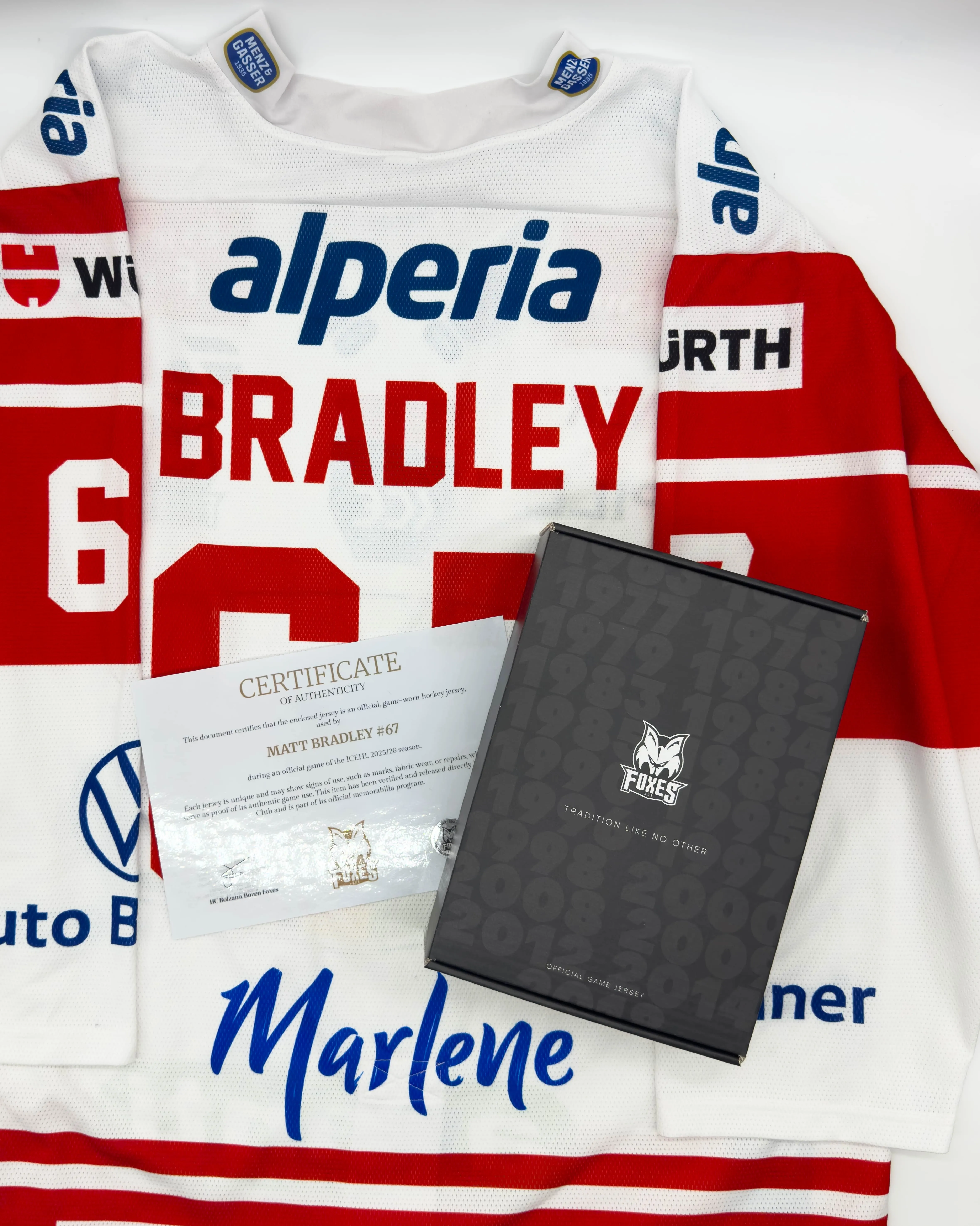 2025/2026 Game Worn Jersey - Away White