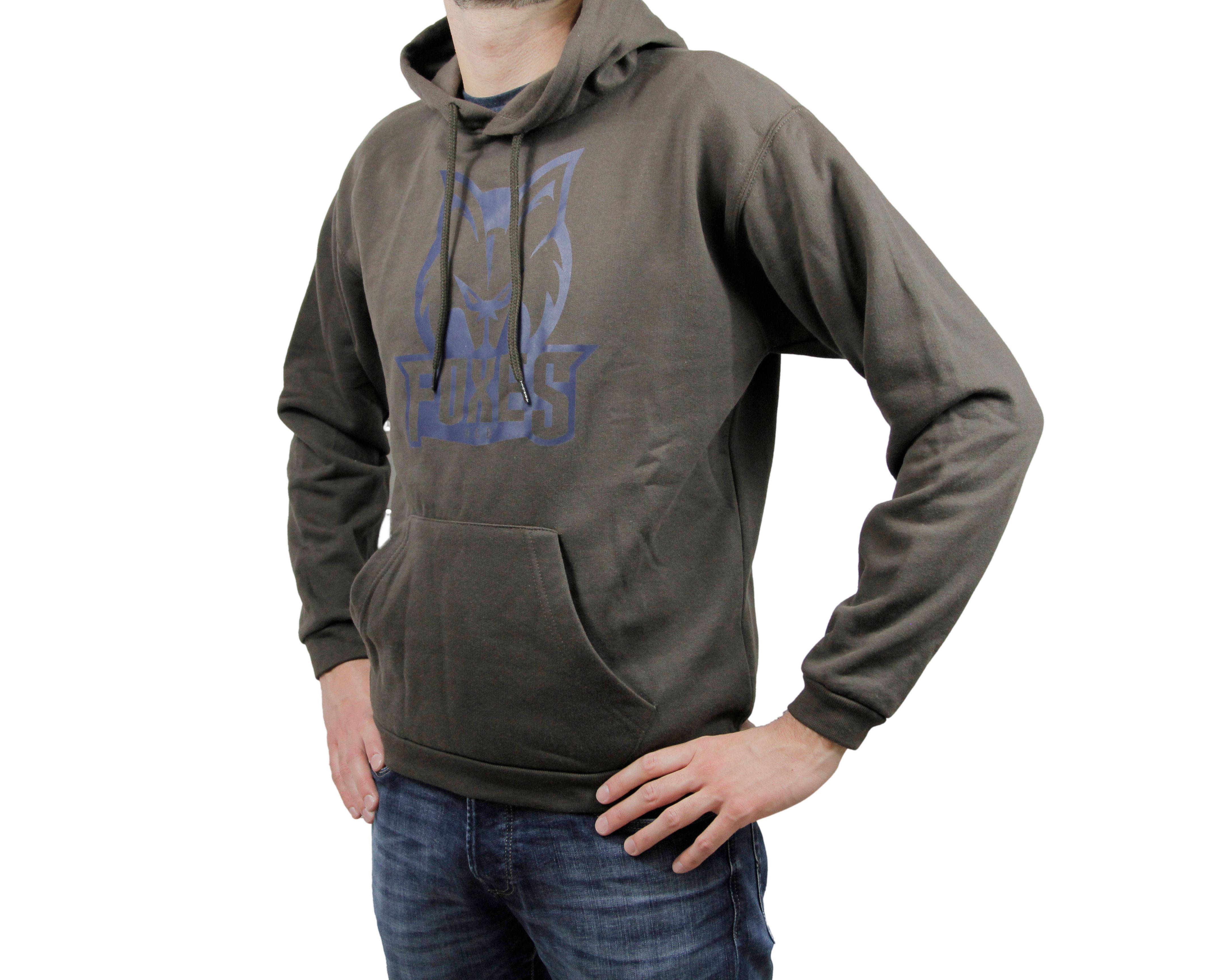 Hoody - Brown with Blue Logo